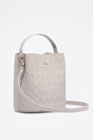 Sac seau en cuir - Ecru