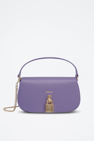 Sac à main en cuir - Violet