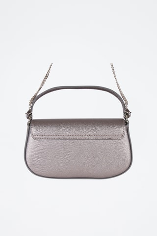 Sac à main en cuir - Argenté