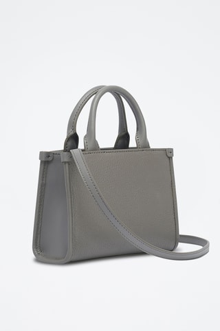 Sac à main en cuir - Gris