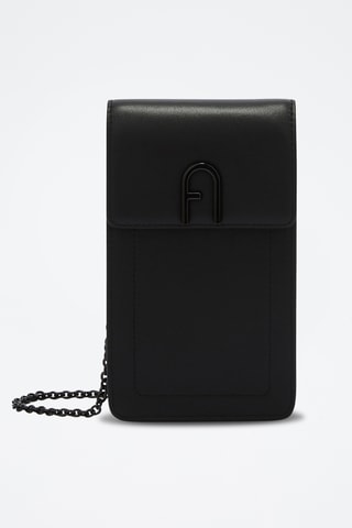 Sac bandoulière en cuir - Noir