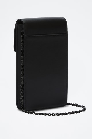 Sac bandoulière en cuir - Noir