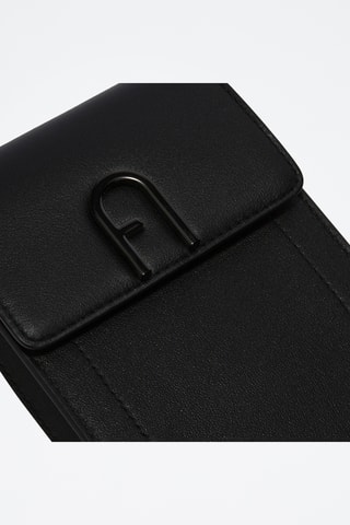 Sac bandoulière en cuir - Noir