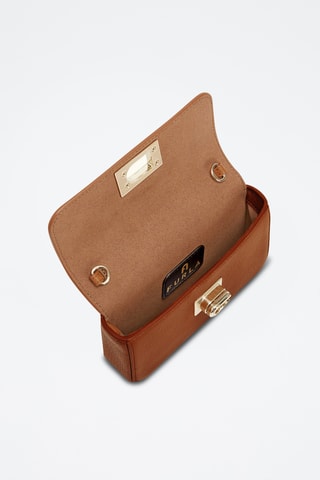 Sac bandoulière en cuir - Camel