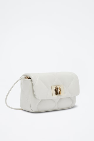 Sac bandoulière en cuir - Blanc