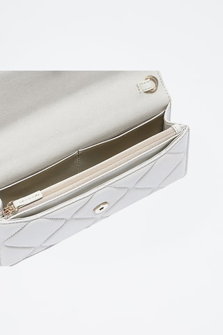 Sac bandoulière en cuir - Blanc