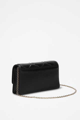 Sac bandoulière en cuir - Noir
