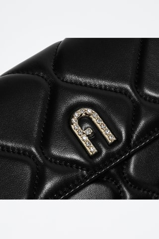 Sac bandoulière en cuir - Noir