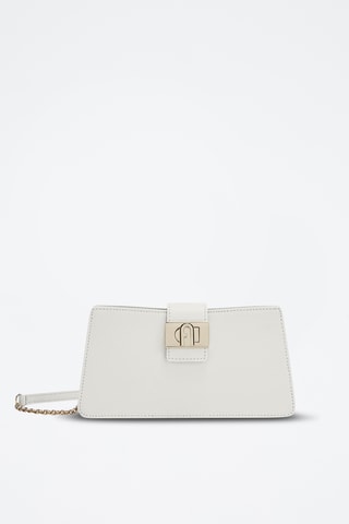 Sac bandoulière en cuir - Blanc