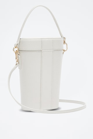 Sac seau en cuir de veau - Blanc