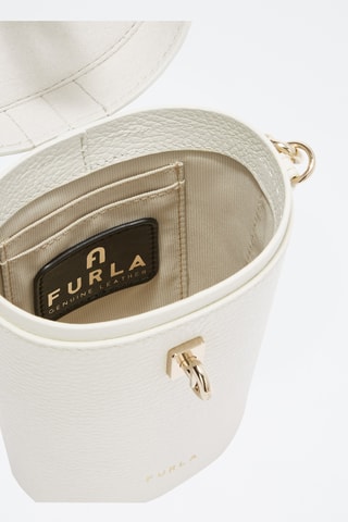 Sac seau en cuir de veau - Blanc