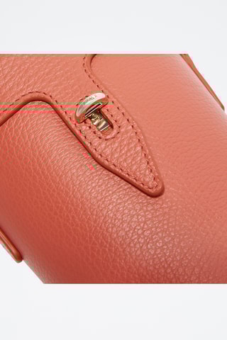 Sac seau en cuir de veau - Orange