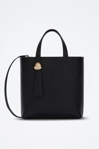 Sac à main en cuir de veau - Noir