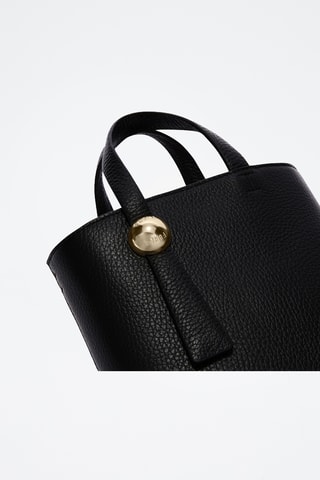 Sac à main en cuir de veau - Noir