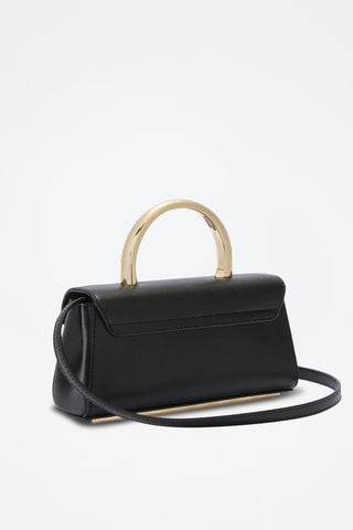 Sac à main en cuir de veau - Noir