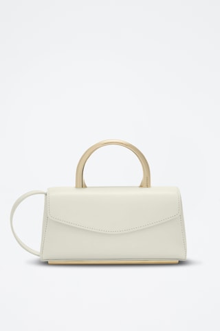Sac à main en cuir de veau - Ecru