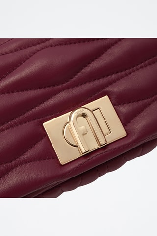 Sac bandoulière en cuir ovin - Rouge