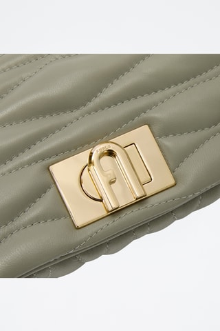 Sac bandoulière en cuir ovin - Vert clair