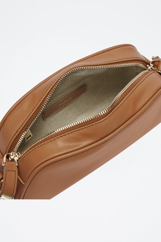 Sac bandoulière en cuir de veau - Marron