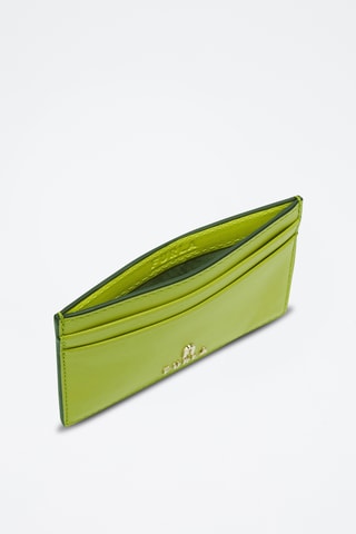 Porte-cartes en cuir de veau - Vert clair