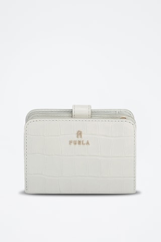 Portefeuille en cuir de veau - Ecru