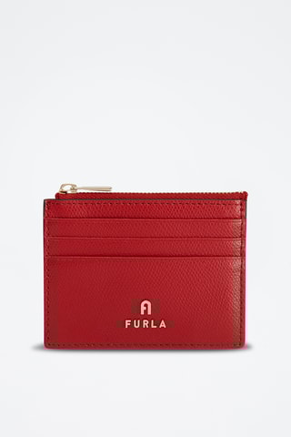 Porte-cartes en cuir - Rouge