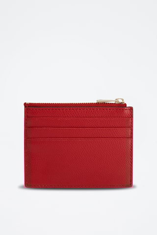 Porte-cartes en cuir - Rouge