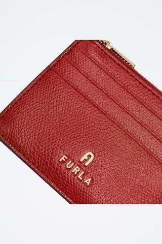 Porte-cartes en cuir - Rouge