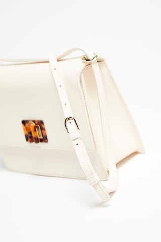 Sac bandoulière en croûte de cuir 1927 - Ecru