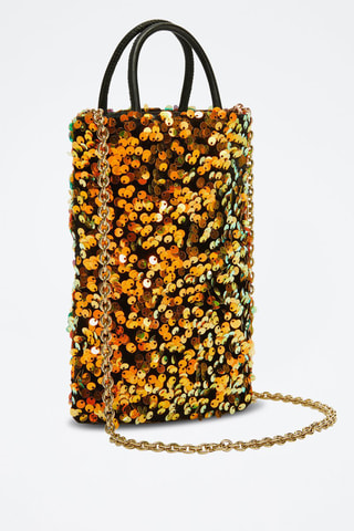 Sac bandoulière Camelia - Noir