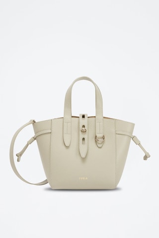 Sac à main en cuir Furla Net Mini - Gris