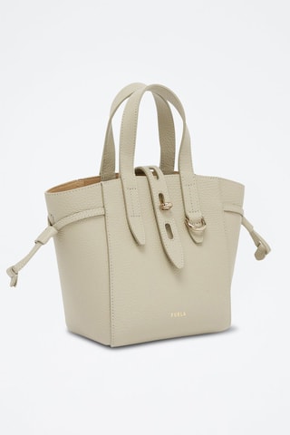 Sac à main en cuir Furla Net Mini - Gris