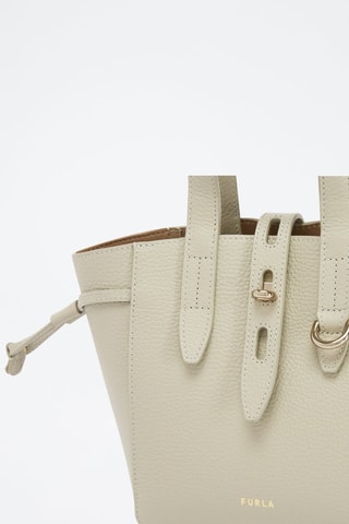 Sac à main en cuir Furla Net Mini - Gris