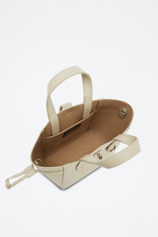 Sac à main en cuir Furla Net Mini - Gris