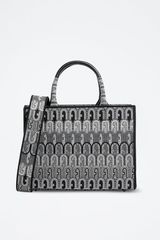 Cabas Gris clair et noir