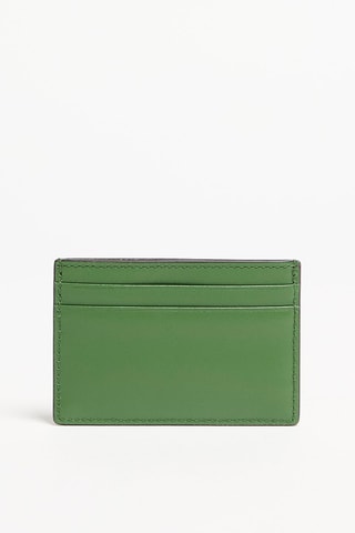 Porte-cartes en cuir Camelia - Vert