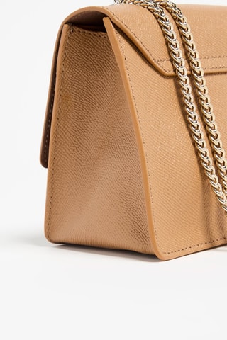 Sac bandoulière en cuir Venere - Caramel