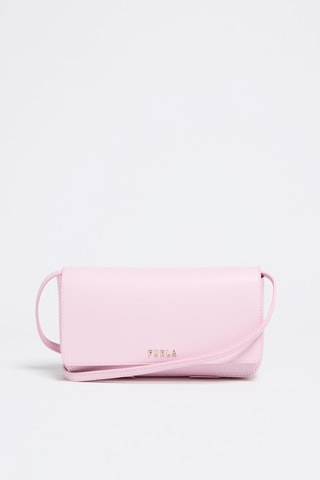 Sac bandoulière en cuir Eos - Rose