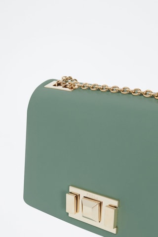 Sac bandoulière en cuir Lulu - Vert