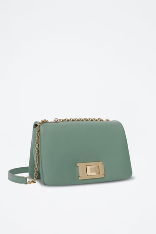 Sac bandoulière en cuir Lulu - Vert