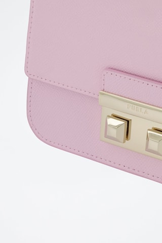 Sac bandoulière en cuir Bella - Rose