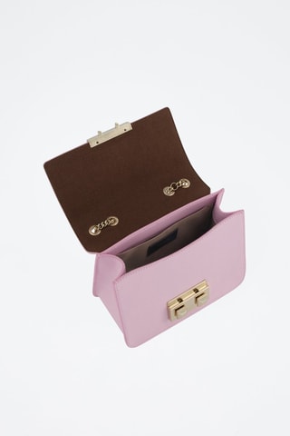 Sac bandoulière en cuir Bella - Rose