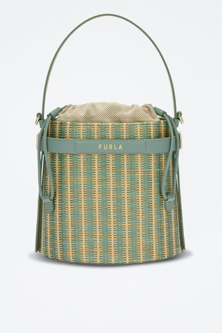 Sac seau Giove Mini - Vert et jaune