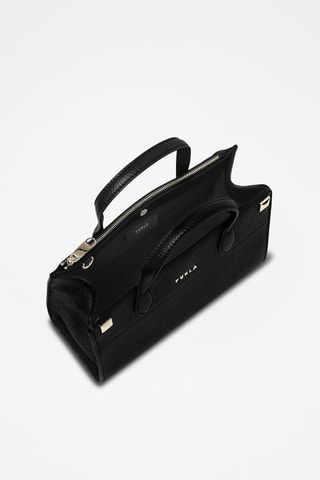 Sac à main en cuir de veau S Afrodite - Noir