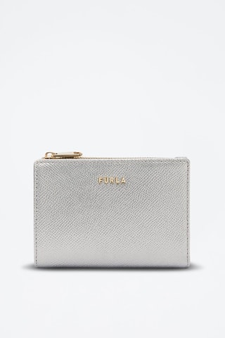 Portefeuille en cuir Classic - Argenté