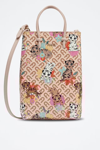 Sac bandoulière en cuir Essential - Beige