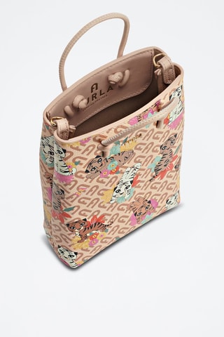 Sac bandoulière en cuir Essential - Beige