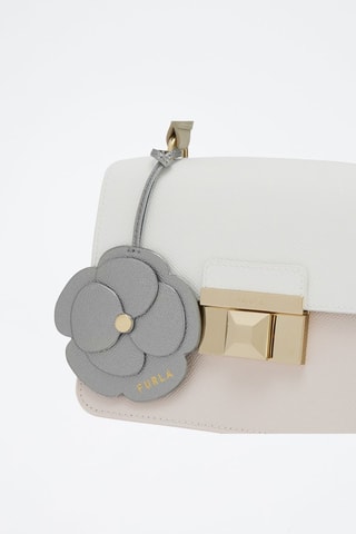 Sac à main en cuir Venere - Beige et gris