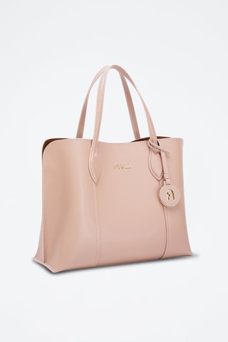 Sac à main en cuir de veau Vittoria - Rose