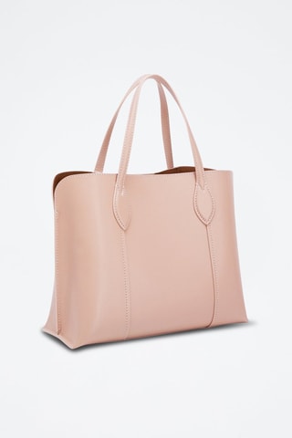 Sac à main en cuir de veau Vittoria - Rose